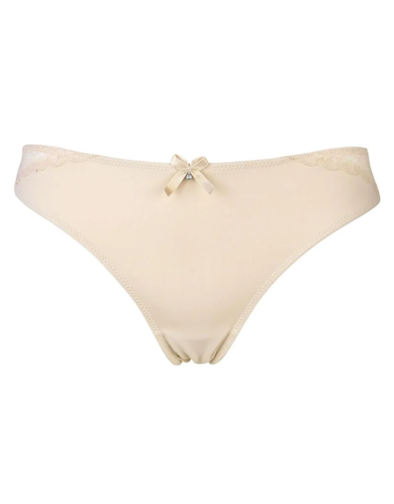 Pour Moi Eden Brazilian Brief Oatmeal Beige