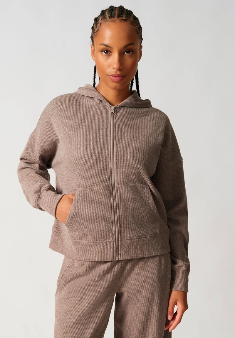 Cozy Waffles Jacket | taupe 087738-08A312