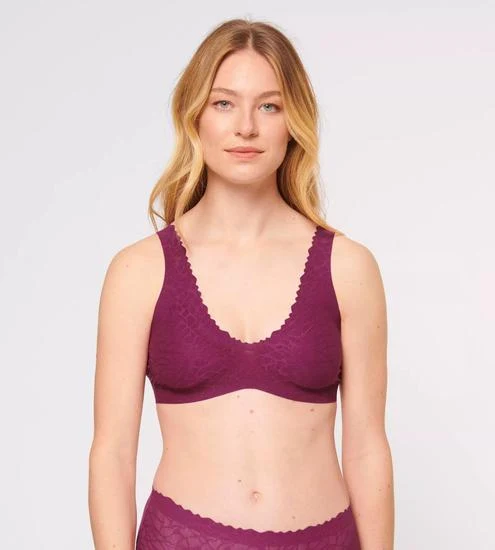 Sloggi Zero Feel Lace 2.0 High Waist wine