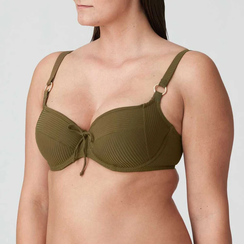 Vollschalen-Bikini-Top Sahara 4006310 oliv