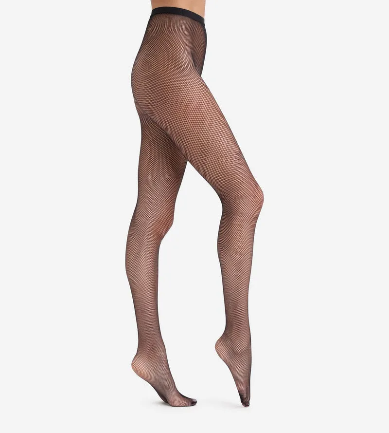 Schwarze Netzstrumpfhose 73D - Madame So Fashion