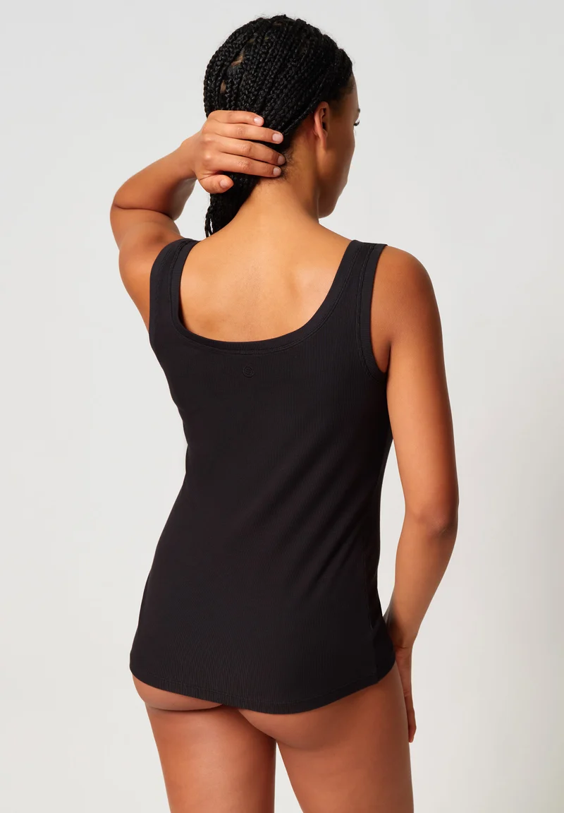 Rib Tops Tank top | black 087479-087665