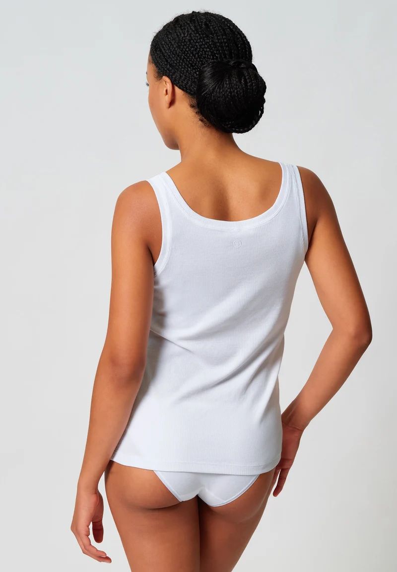 Rib Tops Tank top | white 087479-080500