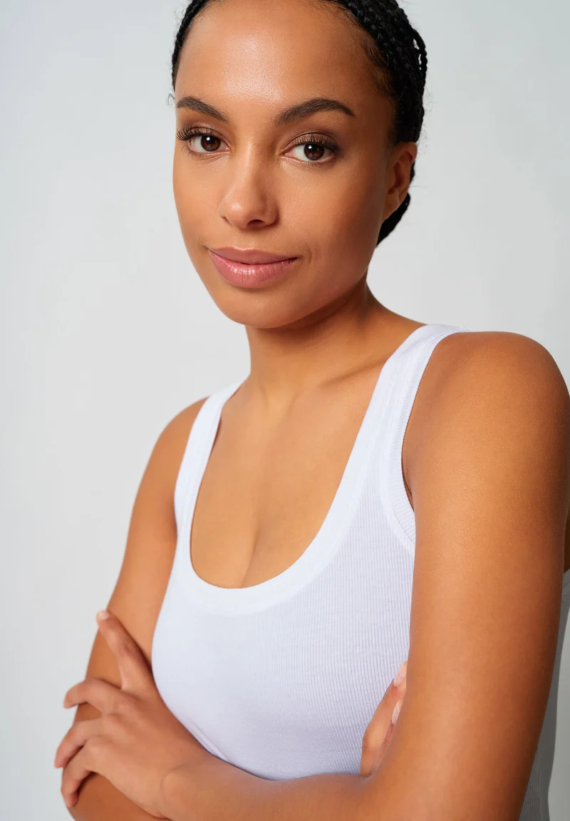 Rib Tops Tank top | white 087479-080500