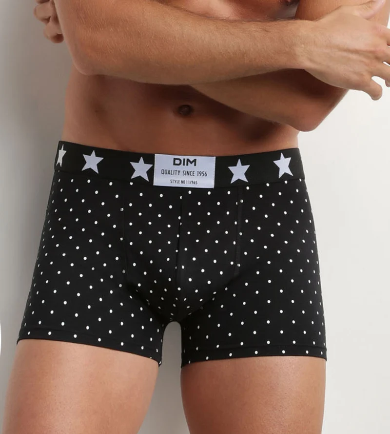 3er-Pack Boxershorts aus Stretch-Baumwolle mit Punkte-Print - DIM Vibes