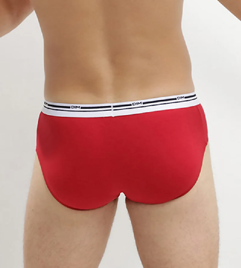 3er-Pack lavarote/dunkelblaue Slips aus Stretch-Baumwolle - Classic Colors