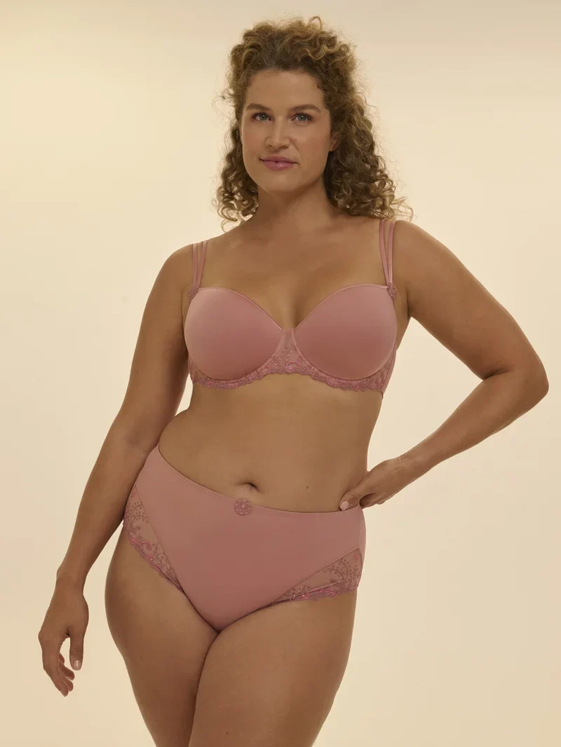 Simone Perele - Delice High Waist Brief Panty Smokey Pink