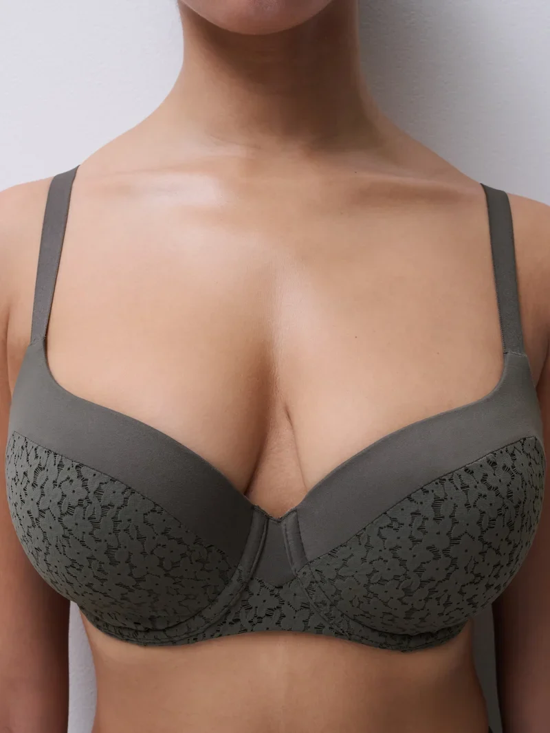 Chantelle EasyFeel - Norah Covering T-Shirt Bra Vert Argile