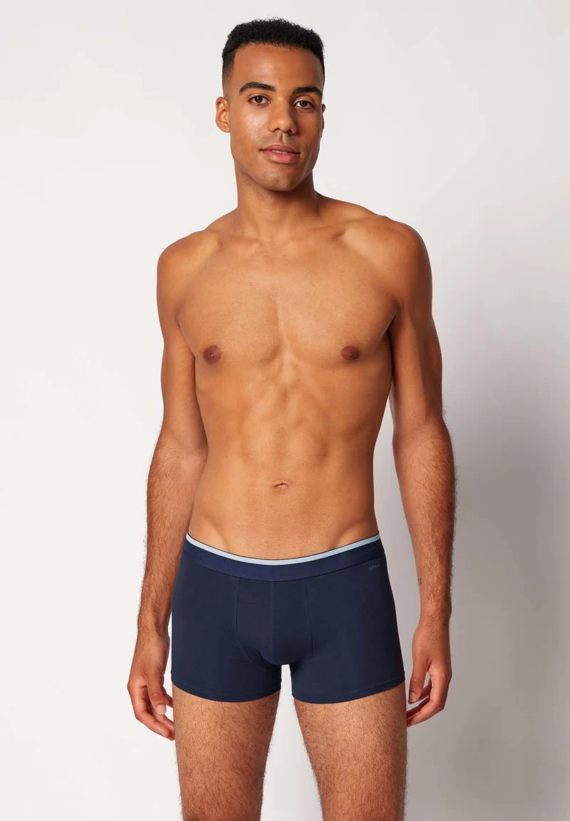 Cotton Multipack Trunks 3 pack | oliveblueblack selection 085742-08S795