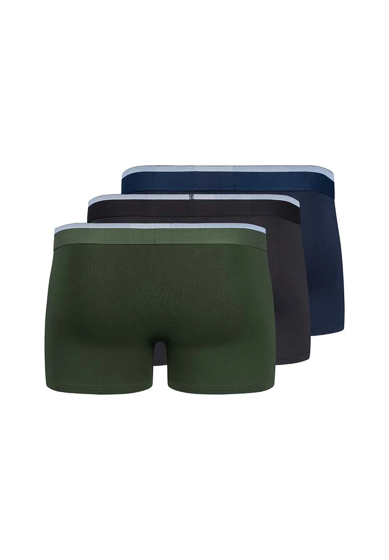 Cotton Multipack Trunks 3 pack | oliveblueblack selection 085742-08S795