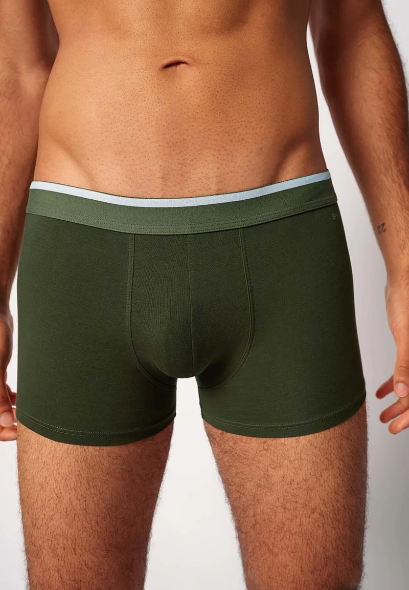 Cotton Multipack Trunks 3 pack | oliveblueblack selection 085742-08S795