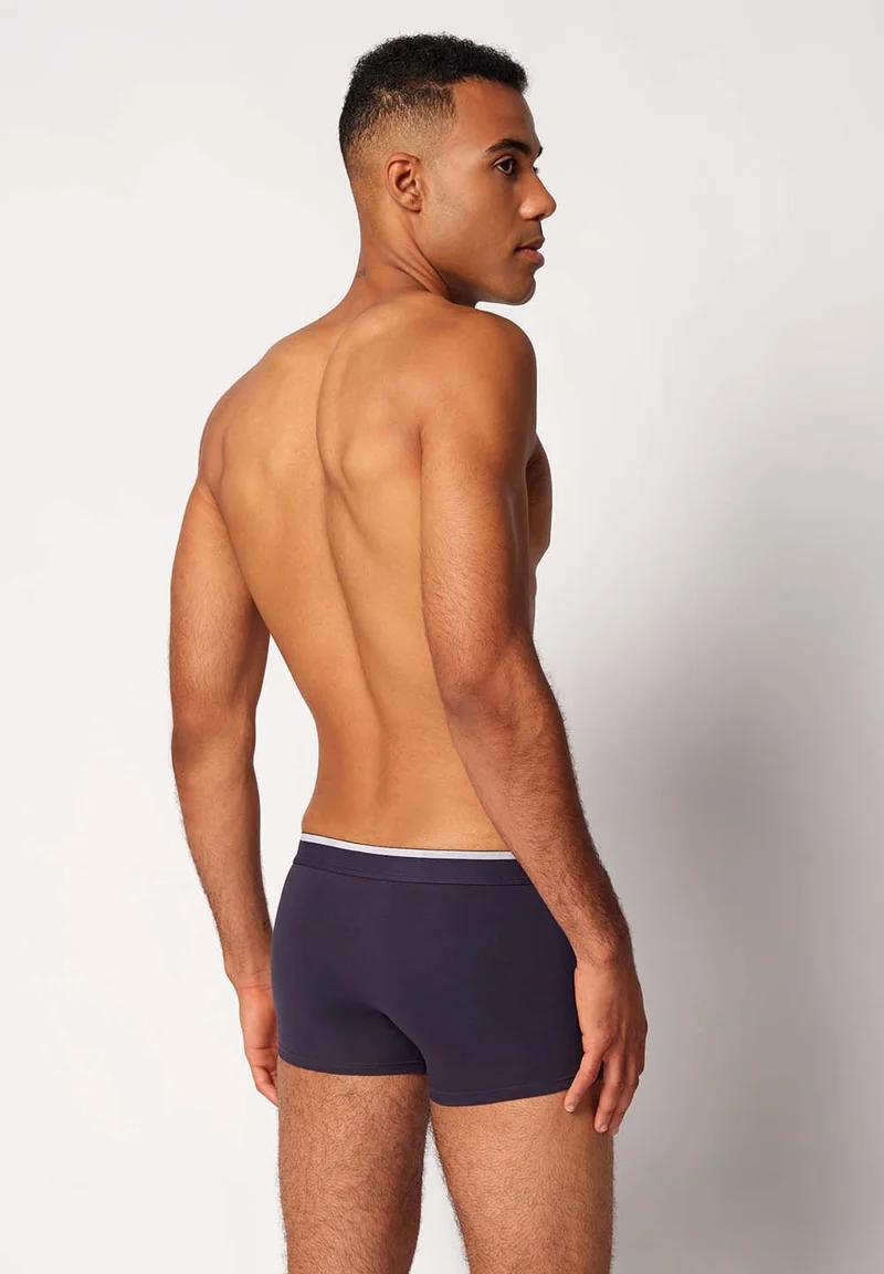 Cotton Multipack Trunks 3 pack | crown blue 085742-080393
