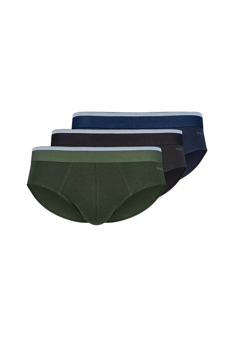 Cotton Multipack Briefs 3 pack | oliveblueblack selection 085741-08S795