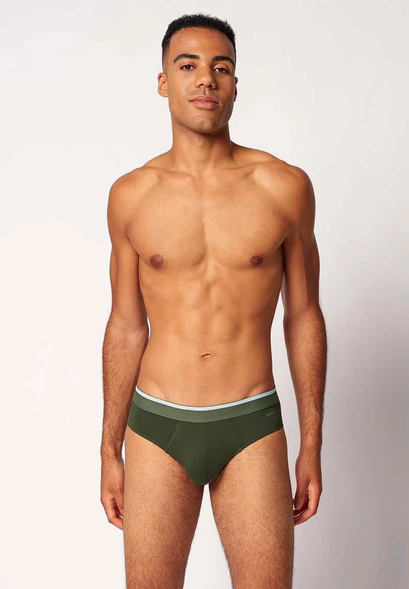 Cotton Multipack Briefs 3 pack | oliveblueblack selection 085741-08S795