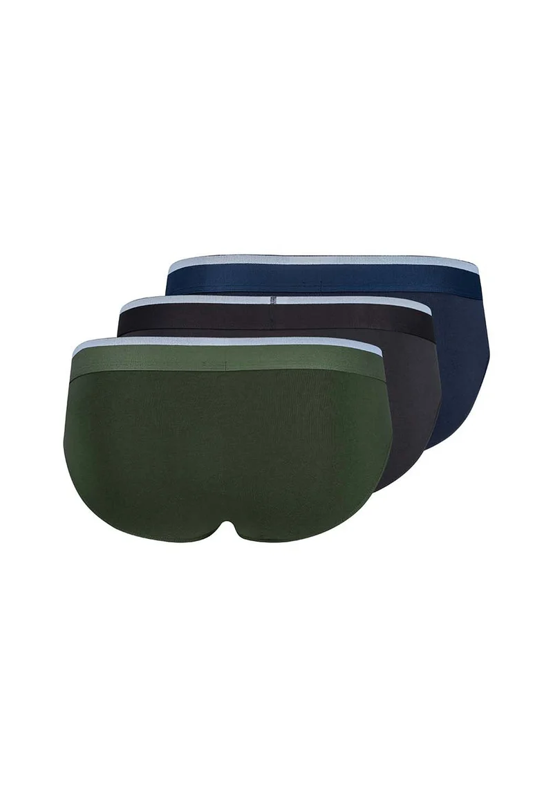 Cotton Multipack Briefs 3 pack | oliveblueblack selection 085741-08S795