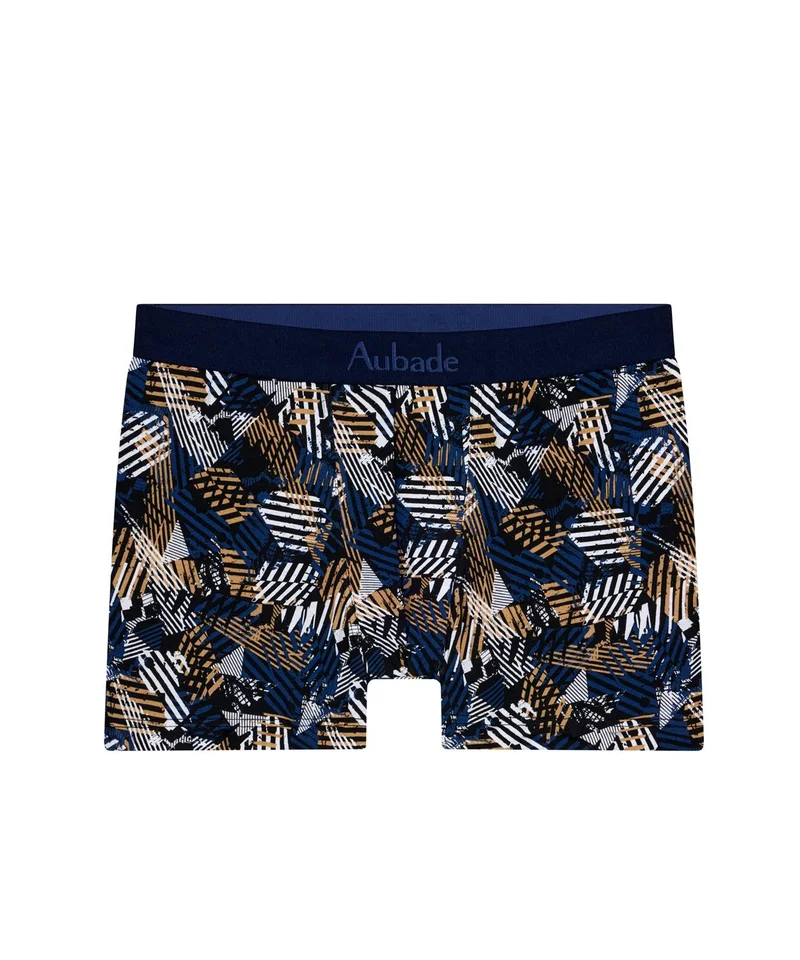 Aubade - Aubade Herren Shorts Psychedelik Stripes Gots