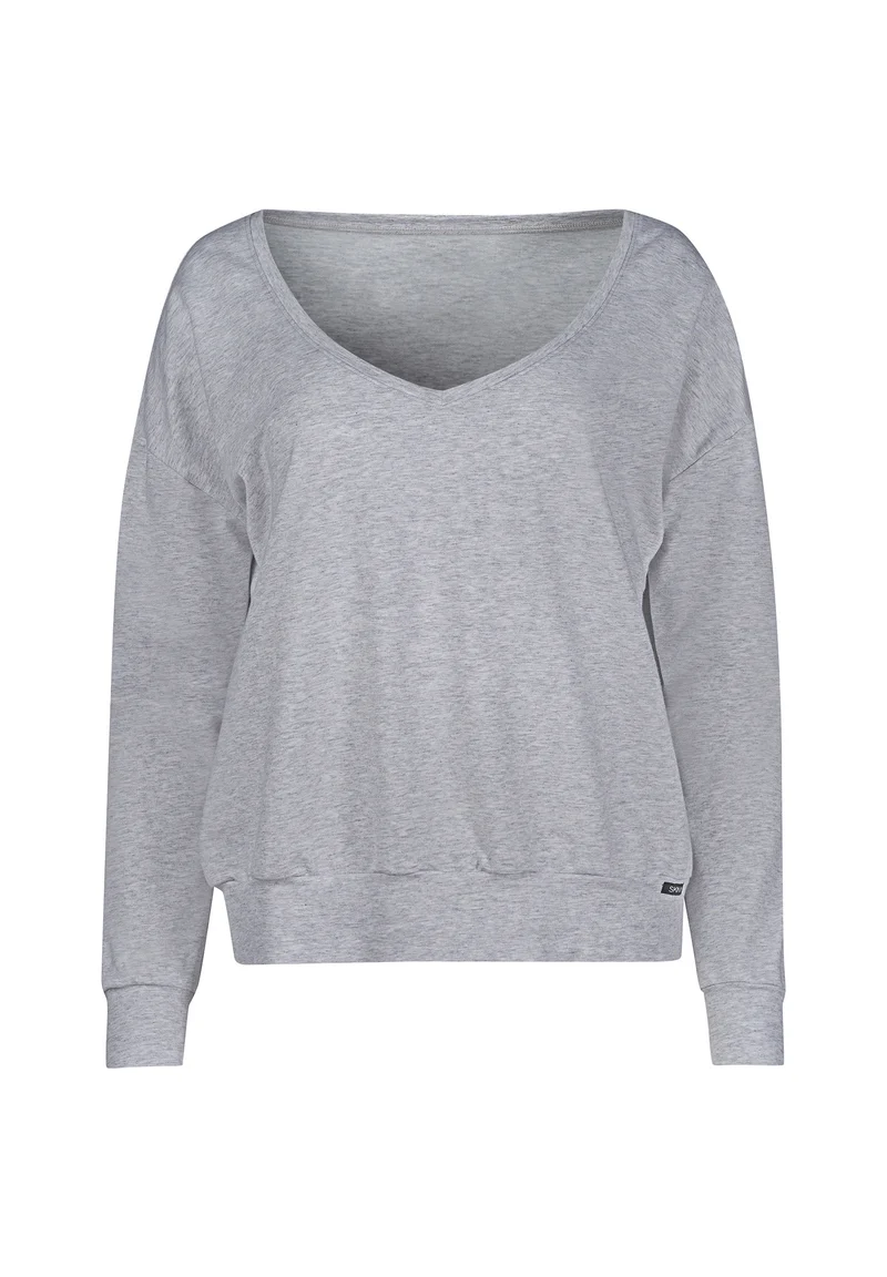 Night In Mix & Match Shirt long sleeve | quietgrey melange 082617-08S338