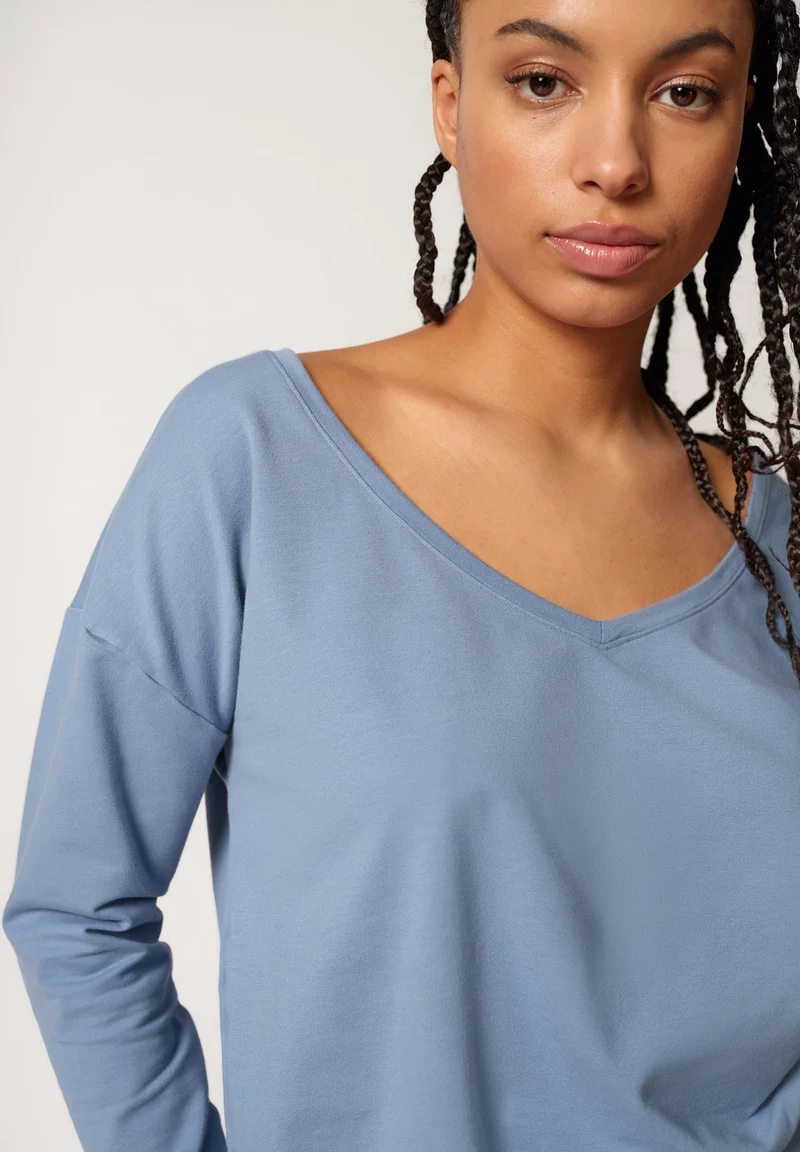 Night In Mix & Match Shirt long sleeve | faded denimblue 082617-08S336