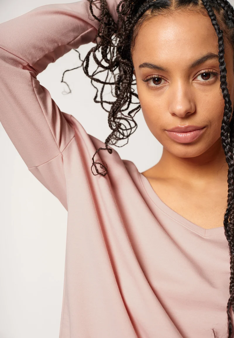 Night In Mix & Match Shirt long sleeve | rose smoke 082617-08S675