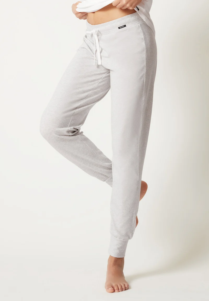Night In Mix & Match Pants long | quietgrey melange 080790-08S338