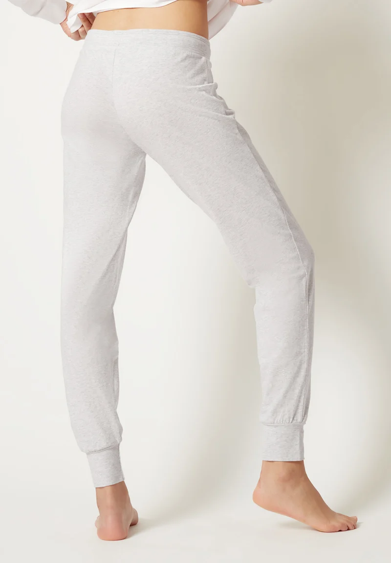 Night In Mix & Match Pants long | quietgrey melange 080790-08S338