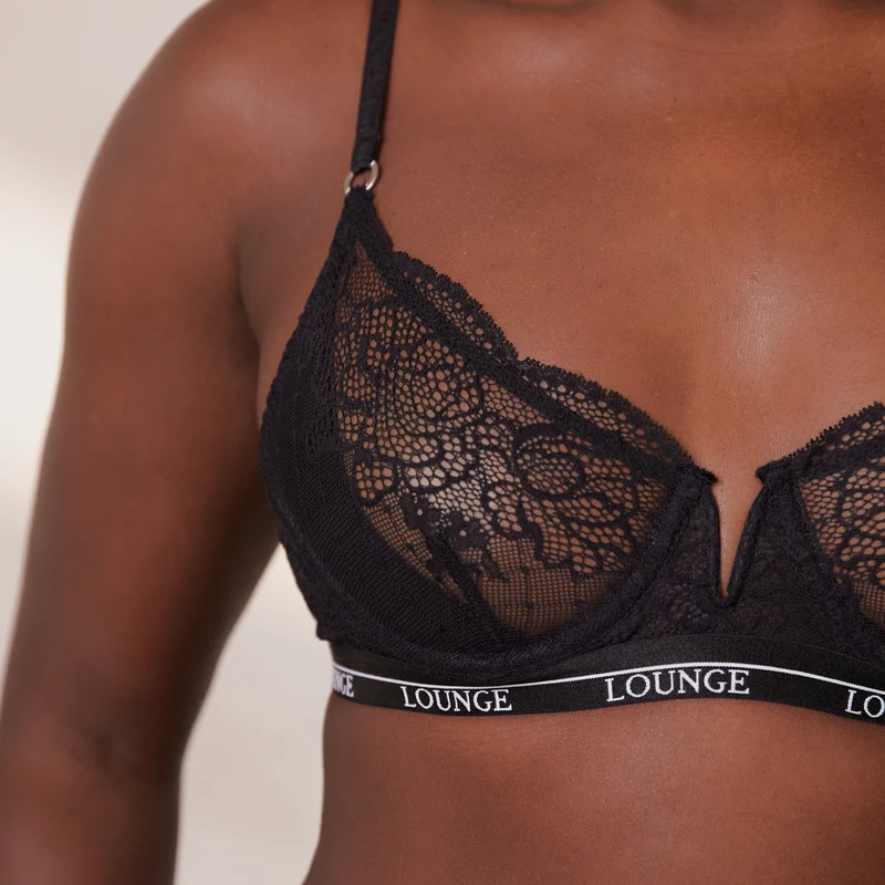 Royal Balcony Bra - Black