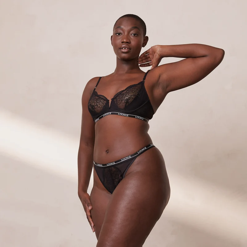 Royal Balcony Bra - Black