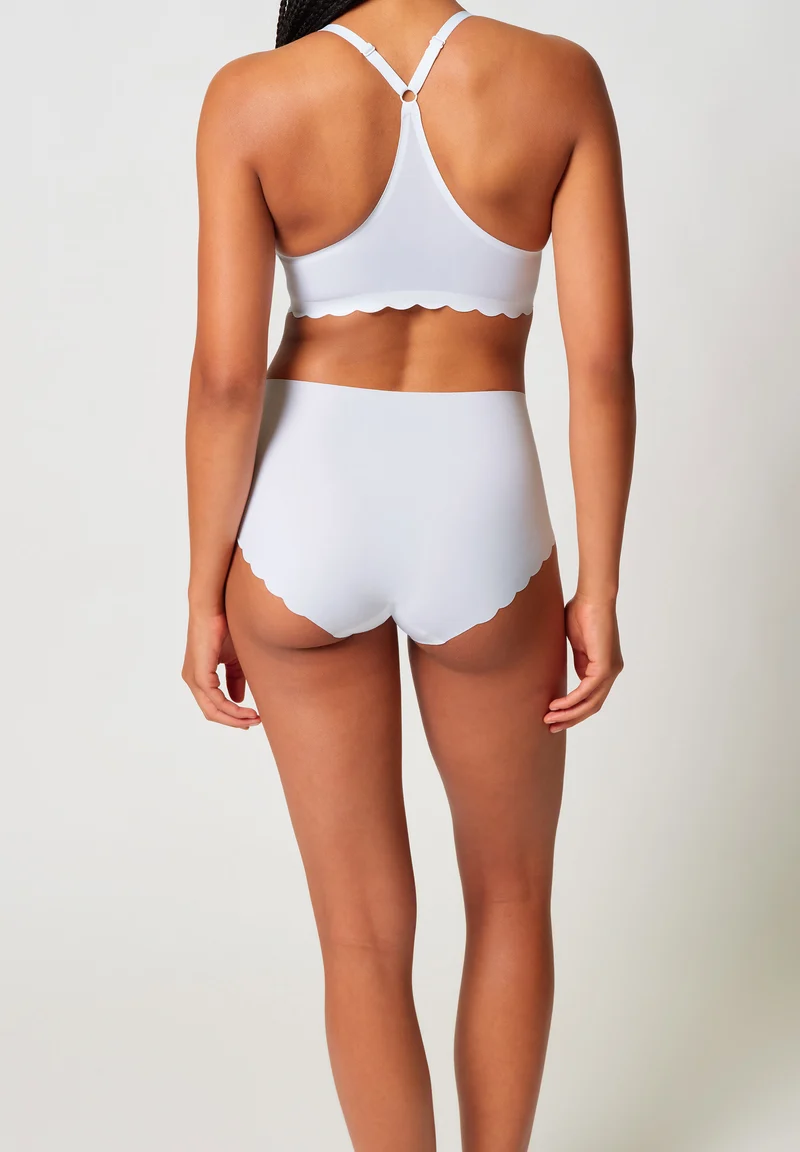 Sensation High waist briefs | white 087059-080500