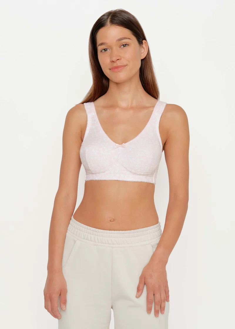 SUSA BH ohne Bügel 8053 rose-weiß