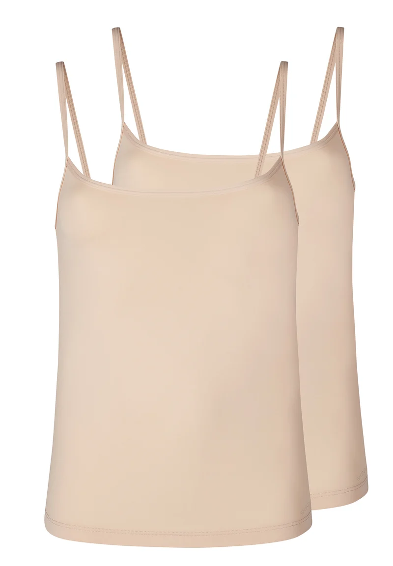 SKINY ADVANTAGE Micro Camisole 2 pack | beige 085720-082409