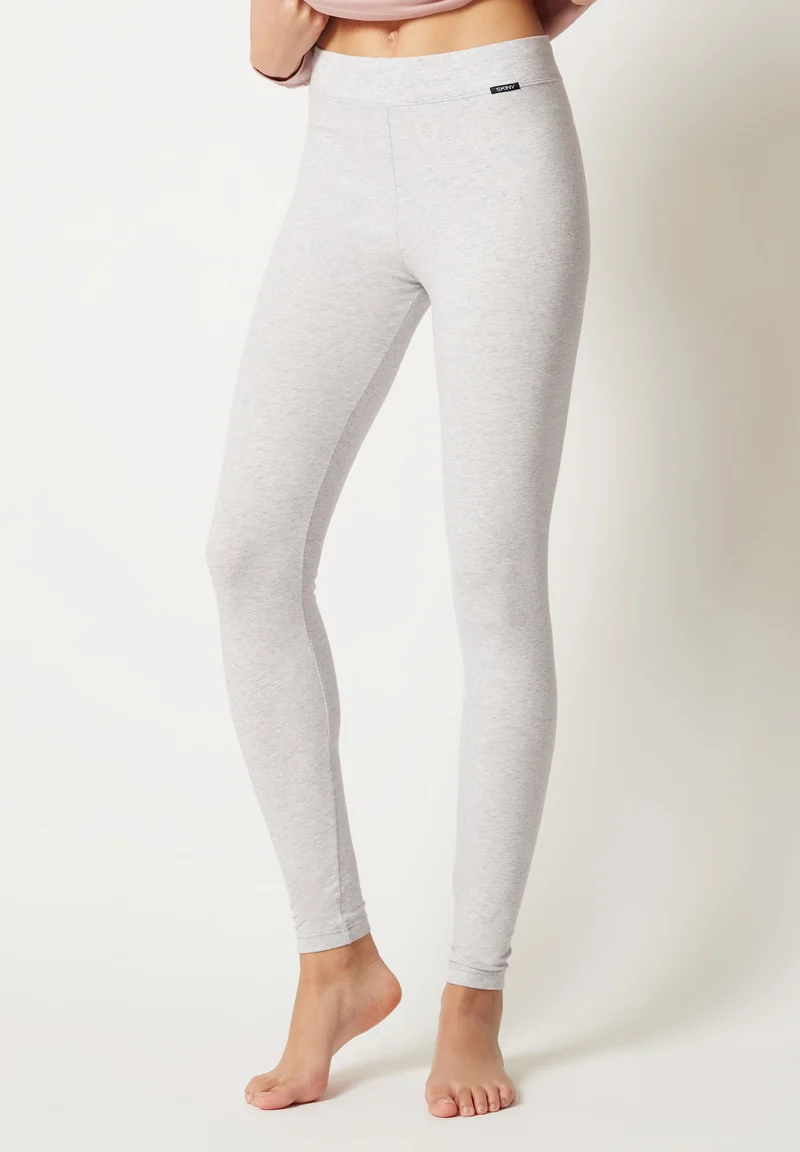 Night In Mix & Match Leggings long | quietgrey melange 080778-08S338