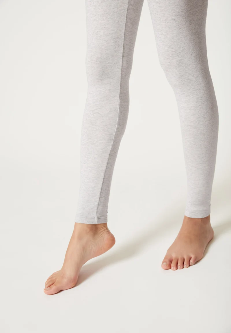 Night In Mix & Match Leggings long | quietgrey melange 080778-08S338