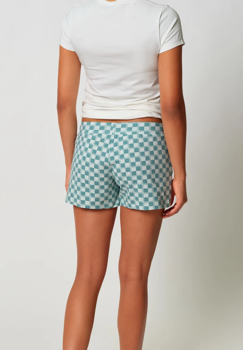 Night In Skiny 03 Shorts | misty check 087273-08A046