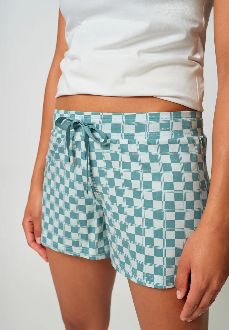 Night In Skiny 03 Shorts | misty check 087273-08A046
