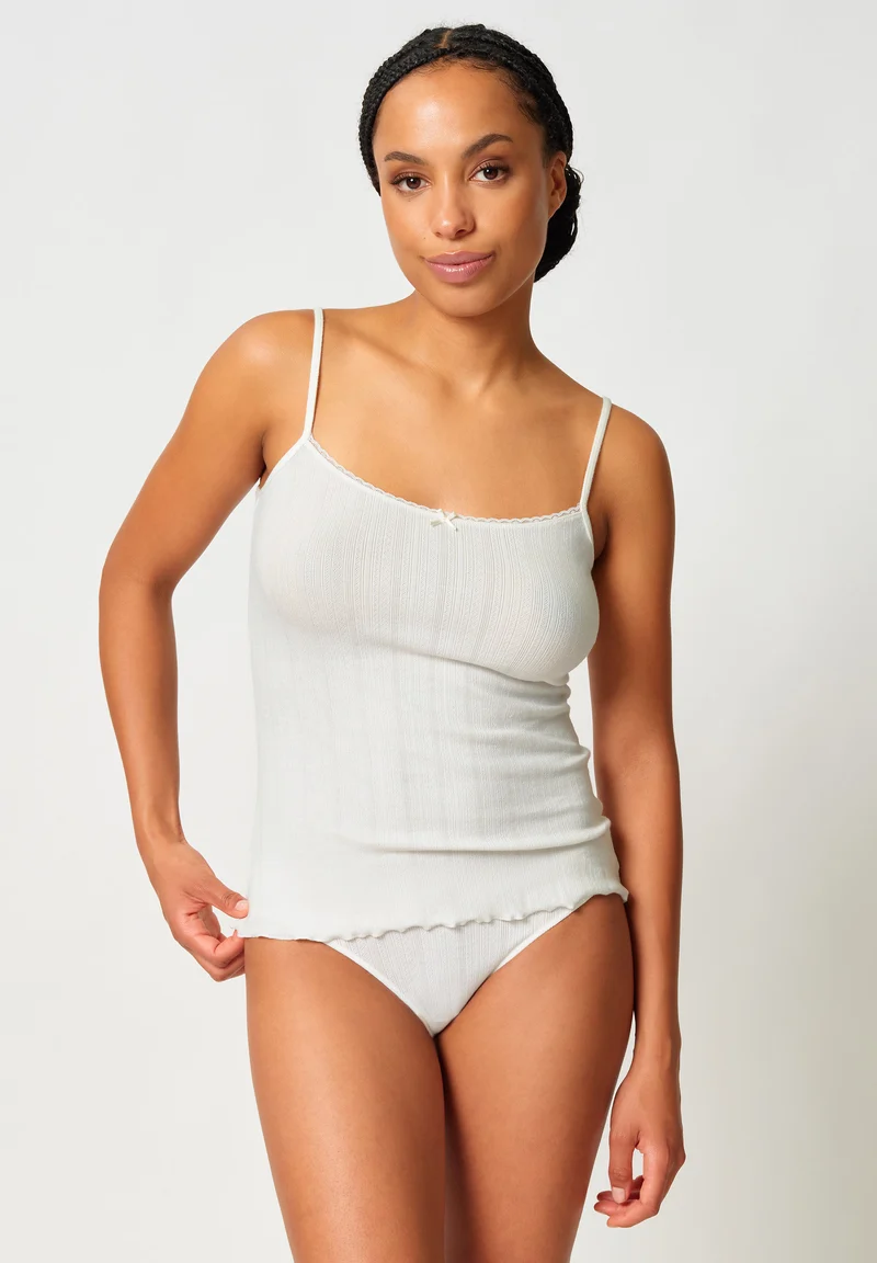 Ajouré Camisole | ivory 087267-087608