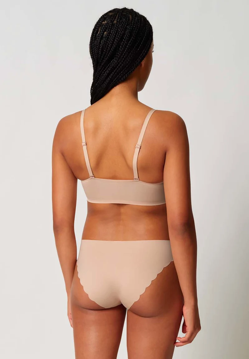 Sensation Crop top remov. pads | beige 087053-08A065