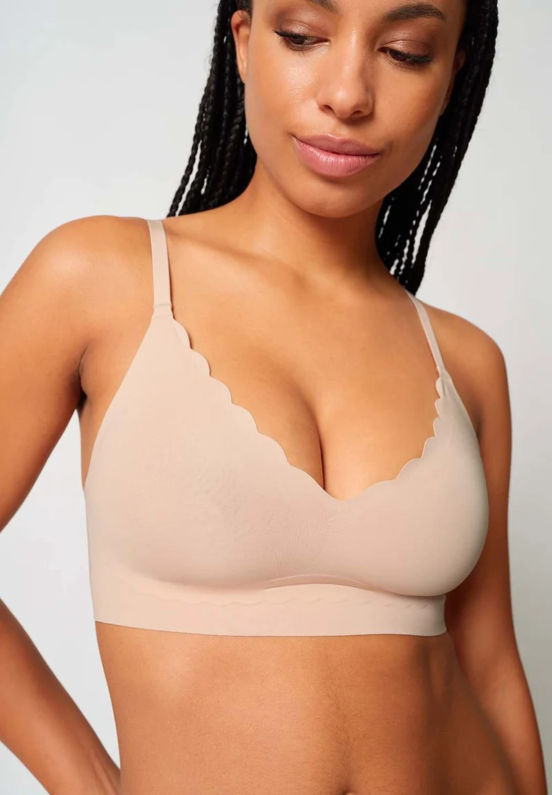 Sensation Crop top remov. pads | beige 087053-08A065