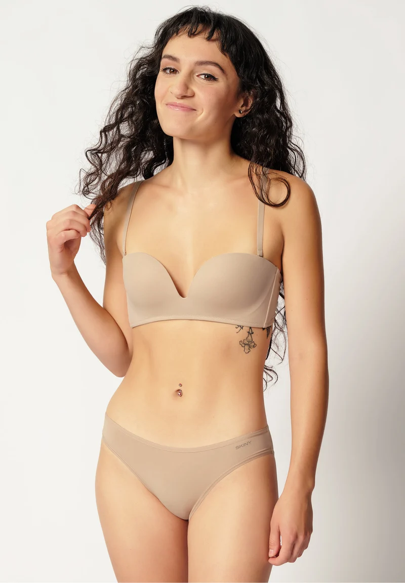 SKINY ADVANTAGE Micro Wireless bandeau bra | beige 087548-082409