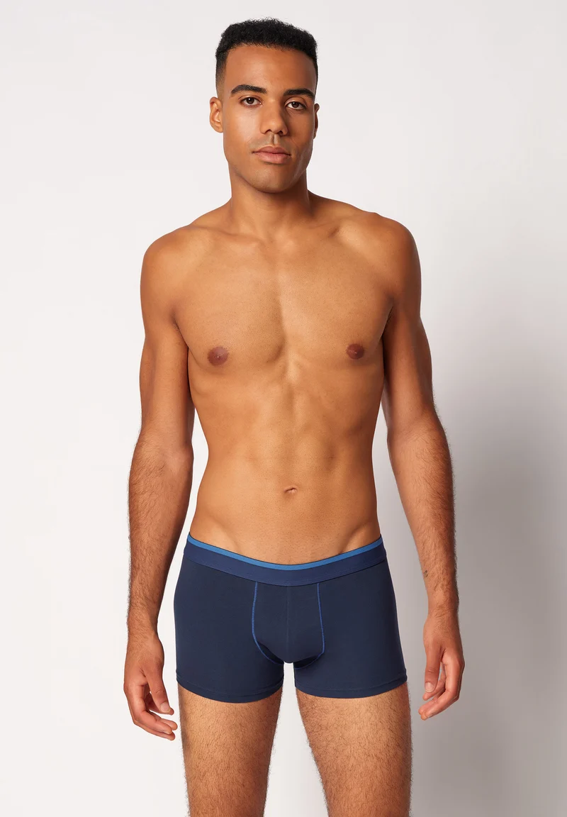 Cotton Multipack Trunks 3 pack | blue multi selection 085742-08S798