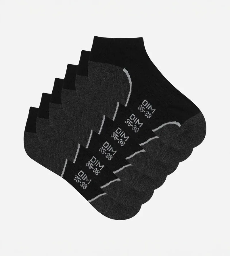 Packung mit 3 Paar leichten Damen-Kurzsocken – Dim Sport