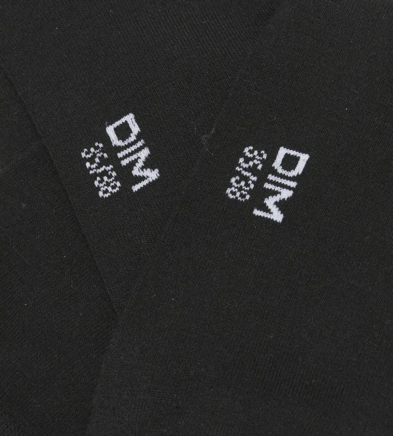 2er-Pack schwarze Damensocken aus Viskose – DIM Bambus