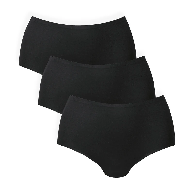 Essentials High Waist+ 1343-3er Pack