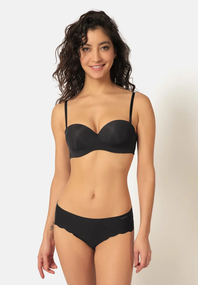 Micro Essentials Bandeau bra | black 085675-087665