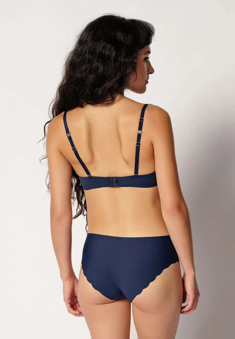 Micro Essentials Padded bra | cheeky navy 085659-08S548