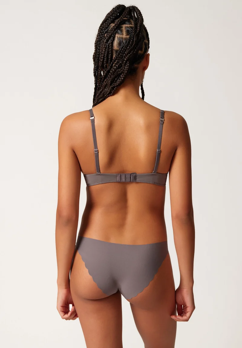 Micro Essentials Padded bra | iced gray 085659-08S652