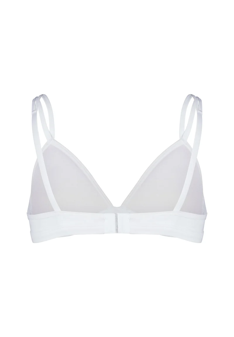 Cotton Essentials Girls padded triangle bra | white 085343-080500