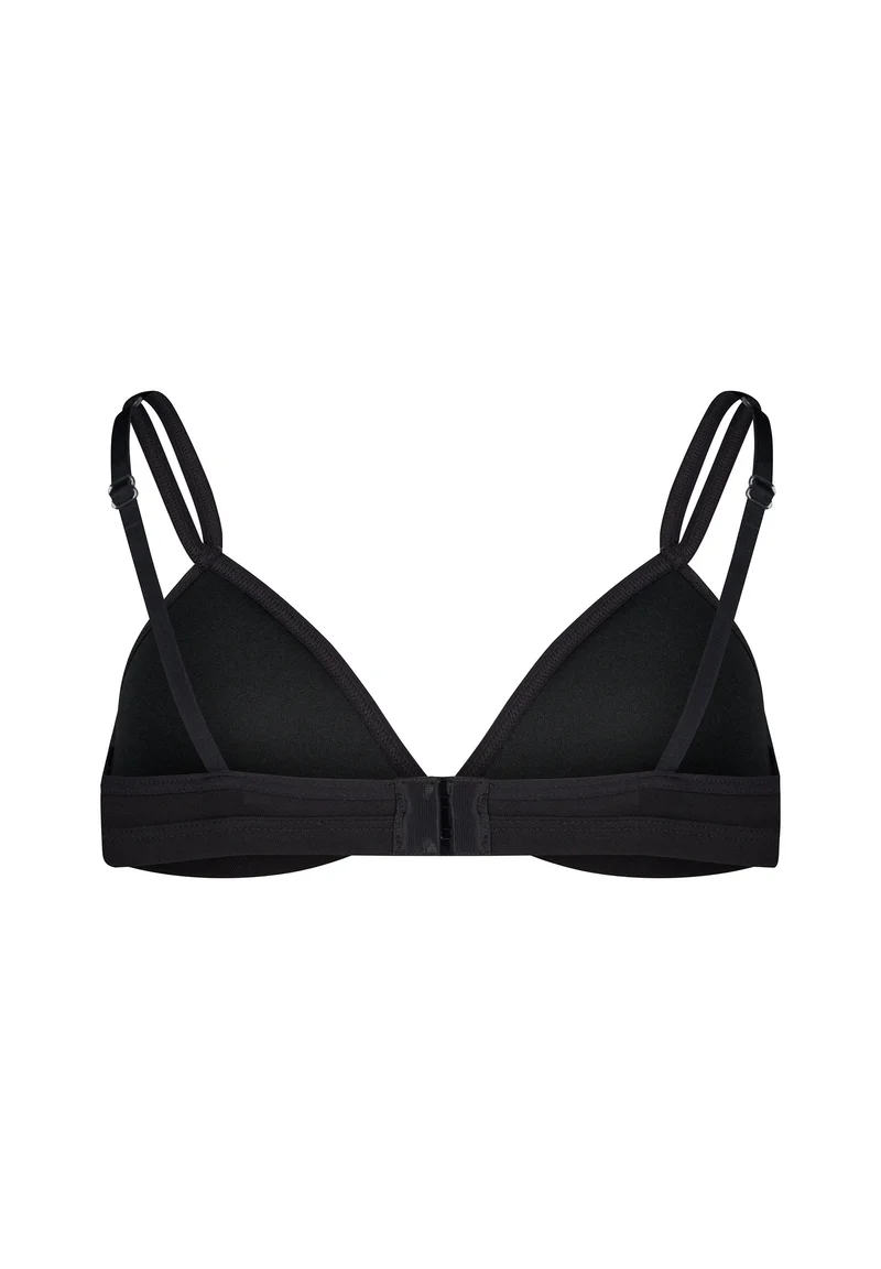 Cotton Essentials Girls padded triangle bra | black 085343-087662