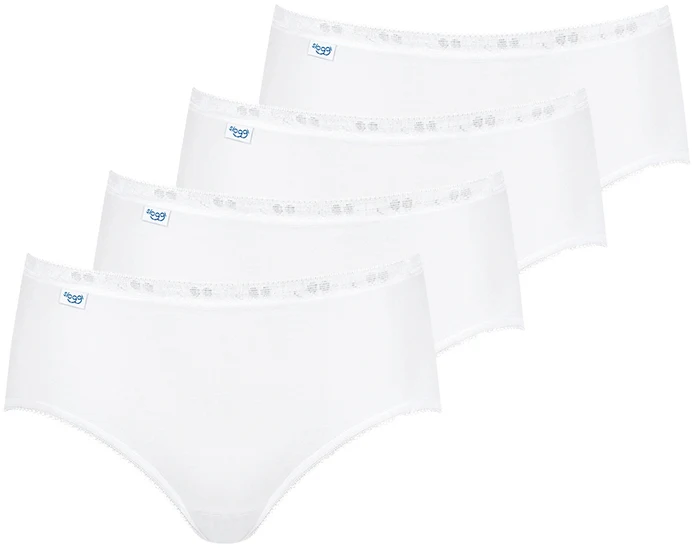 Sloggi Basic+ Midi 4er Pack white