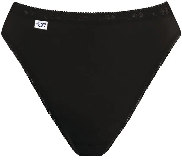 Sloggi Basic+ Tai 4er Pack black