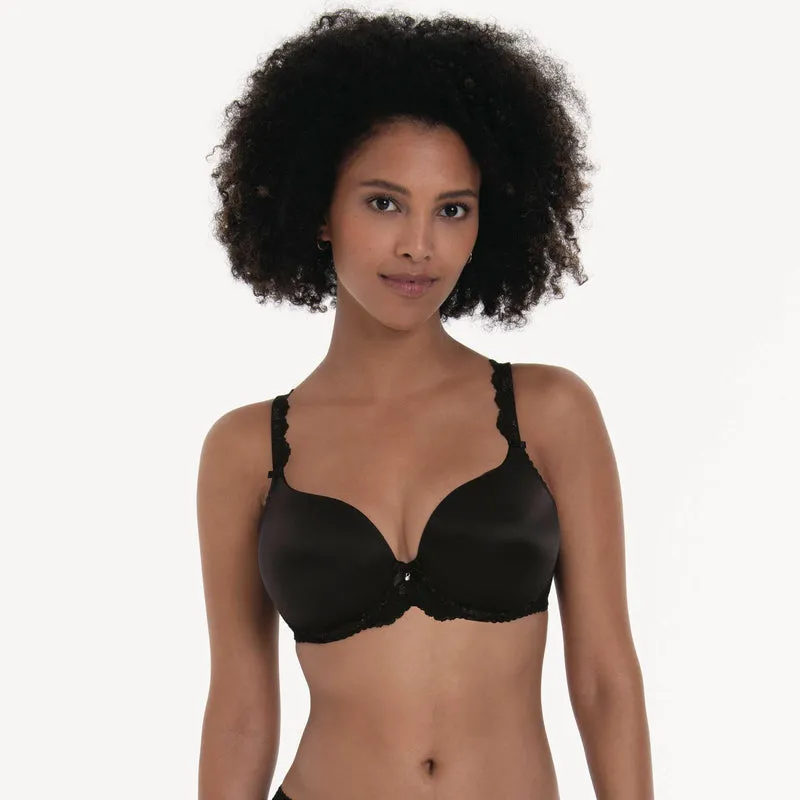 Rosa Faia Bobette Schalen-BH 5291 – Spitzen-BH mit Bügel Cup A–G – schwarz, rubin
